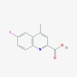 6-Iodo-4-methylquinoline-2-carboxylic acid