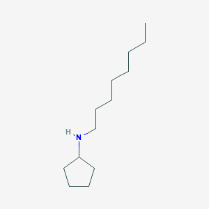 molecular formula C13H27N B13240988 N-octylcyclopentanamine 