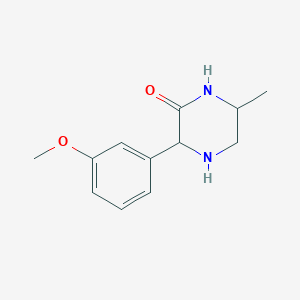 3-(3-Methoxyphenyl)-6-methylpiperazin-2-one