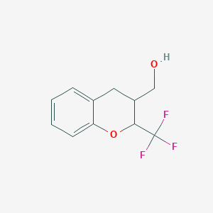 [2-(trifluoromethyl)-3,4-dihydro-2H-1-benzopyran-3-yl]methanol