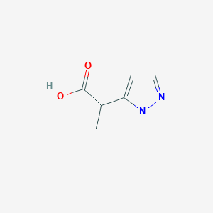 2-(1-methyl-1H-pyrazol-5-yl)propanoic acid