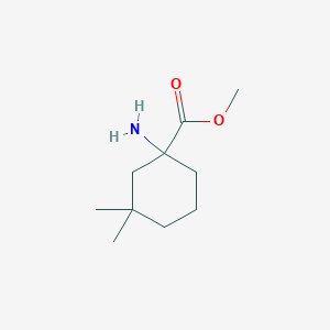 Methyl 1-amino-3,3-dimethylcyclohexane-1-carboxylate