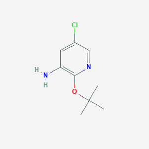 2-(Tert-butoxy)-5-chloropyridin-3-amine