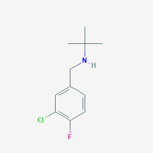 Tert-butyl[(3-chloro-4-fluorophenyl)methyl]amine