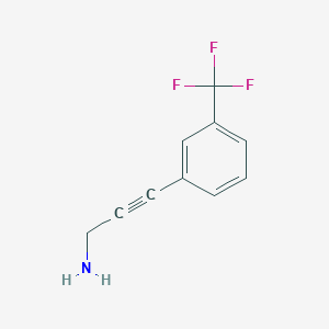 3-[3-(Trifluoromethyl)phenyl]prop-2-yn-1-amine