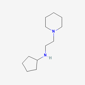 N-[2-(Piperidin-1-yl)ethyl]cyclopentanamine