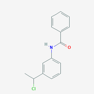 N-[3-(1-chloroethyl)phenyl]benzamide