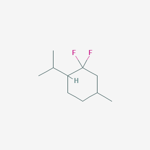 1,1-Difluoro-5-methyl-2-(propan-2-yl)cyclohexane