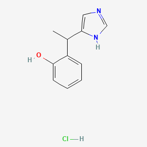 2-[1-(1H-imidazol-4-yl)ethyl]phenol hydrochloride