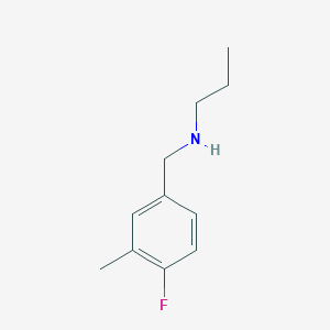 [(4-Fluoro-3-methylphenyl)methyl](propyl)amine