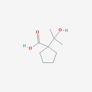 1-(2-Hydroxypropan-2-yl)cyclopentane-1-carboxylic acid