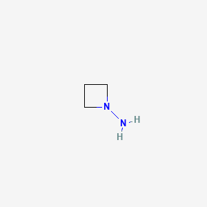 molecular formula C3H8N2 B13241536 1-Azetidinamine CAS No. 53779-89-8