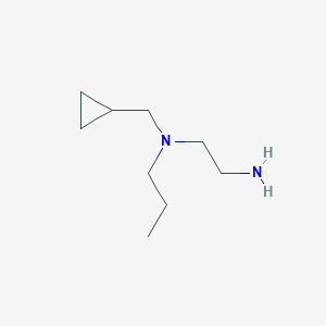 molecular formula C9H20N2 B13241537 (2-Aminoethyl)(cyclopropylmethyl)propylamine 