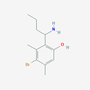 2-(1-Aminobutyl)-4-bromo-3,5-dimethylphenol