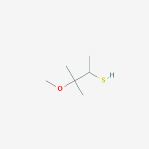 3-Methoxy-3-methylbutane-2-thiol