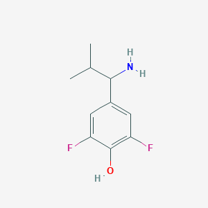 4-(1-Amino-2-methylpropyl)-2,6-difluorophenol