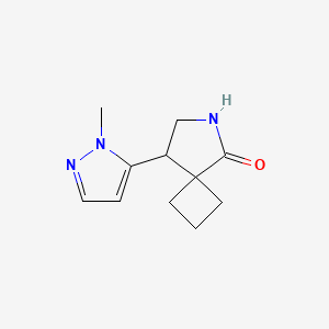 8-(1-Methyl-1H-pyrazol-5-yl)-6-azaspiro[3.4]octan-5-one