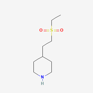 4-[2-(Ethanesulfonyl)ethyl]piperidine