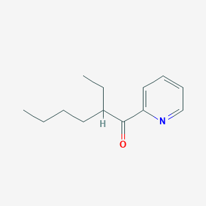 molecular formula C13H19NO B1324165 1-Ethylpentyl 2-pyridyl ketone CAS No. 898779-70-9
