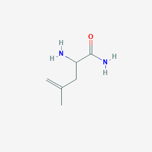 2-Amino-4-methylpent-4-enamide