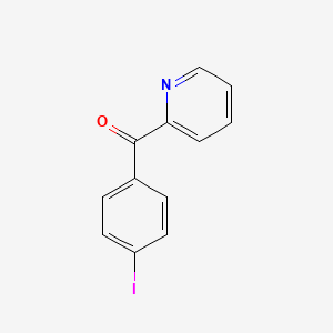 molecular formula C12H8INO B1324169 2-(4-碘苯甲酰)吡啶 CAS No. 898779-82-3