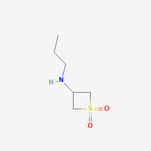 3-(Propylamino)-1lambda6-thietane-1,1-dione