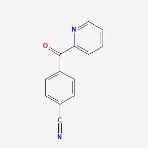molecular formula C13H8N2O B1324171 2-(4-Cyanobenzoyl)pyridine CAS No. 57954-94-6