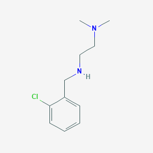 molecular formula C11H17ClN2 B13241762 N'-(2-chlorobenzyl)-N,N-dimethylethane-1,2-diamine CAS No. 57095-07-5