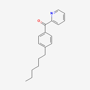 molecular formula C18H21NO B1324178 2-(4-己基苯甲酰)吡啶 CAS No. 898779-96-9