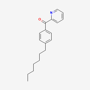 B1324179 2-(4-Heptylbenzoyl)pyridine CAS No. 898779-98-1