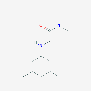 molecular formula C12H24N2O B13241896 2-[(3,5-dimethylcyclohexyl)amino]-N,N-dimethylacetamide 