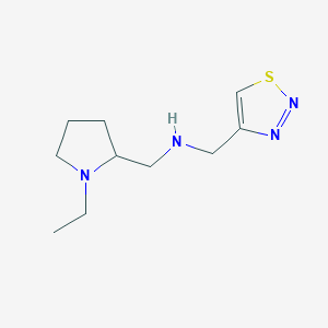 [(1-Ethylpyrrolidin-2-yl)methyl](1,2,3-thiadiazol-4-ylmethyl)amine