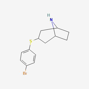 3-[(4-Bromophenyl)sulfanyl]-8-azabicyclo[3.2.1]octane