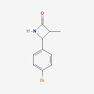 4-(4-Bromophenyl)-3-methylazetidin-2-one