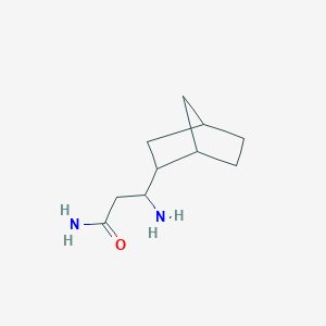 3-Amino-3-{bicyclo[2.2.1]heptan-2-yl}propanamide