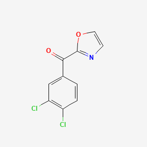 B1324202 2-(3,4-Dichlorobenzoyl)oxazole CAS No. 898784-26-4