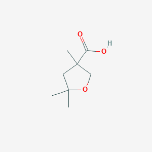 3,5,5-Trimethyloxolane-3-carboxylic acid