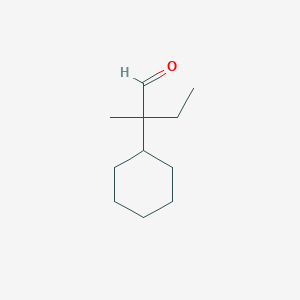 2-Cyclohexyl-2-methylbutanal