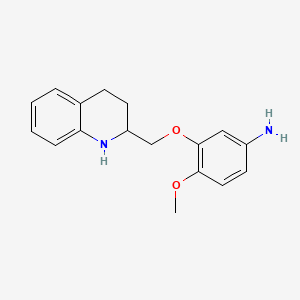 4-Methoxy-3-(1,2,3,4-tetrahydroquinolin-2-ylmethoxy)aniline