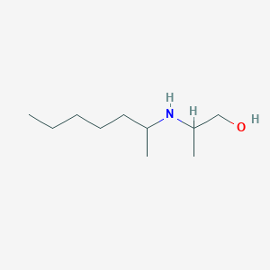 molecular formula C10H23NO B13242143 2-[(Heptan-2-yl)amino]propan-1-ol 