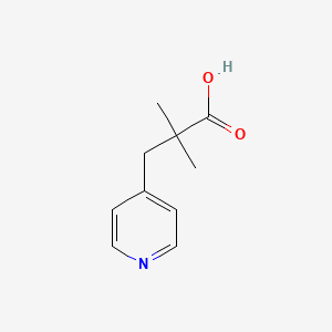 2,2-Dimethyl-3-(pyridin-4-yl)propanoic acid