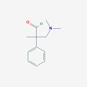 3-(Dimethylamino)-2-methyl-2-phenylpropanal