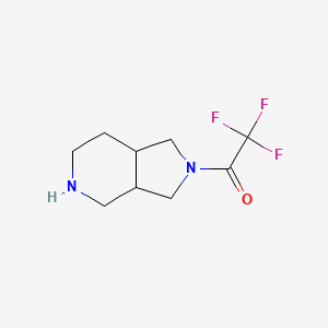 2,2,2-Trifluoro-1-{octahydro-1H-pyrrolo[3,4-c]pyridin-2-yl}ethan-1-one