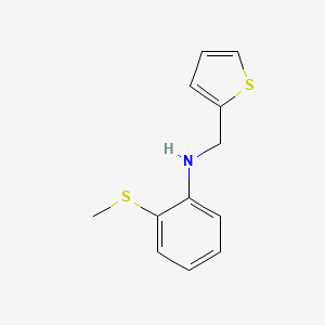 2-(Methylsulfanyl)-N-(thiophen-2-ylmethyl)aniline