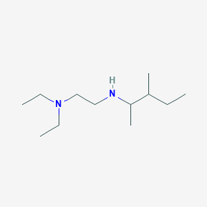 molecular formula C12H28N2 B13242239 [2-(Diethylamino)ethyl](3-methylpentan-2-yl)amine 