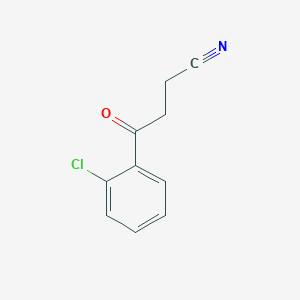 B1324225 4-(2-Chlorophenyl)-4-oxobutyronitrile CAS No. 135595-17-4
