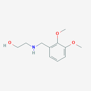 2-{[(2,3-Dimethoxyphenyl)methyl]amino}ethan-1-ol