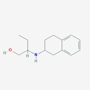 2-[(1,2,3,4-Tetrahydronaphthalen-2-yl)amino]butan-1-ol