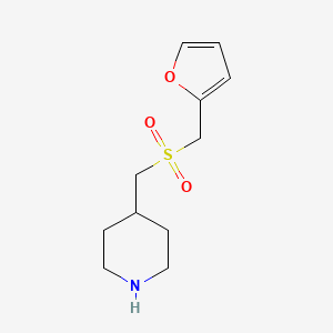 4-{[(Furan-2-yl)methanesulfonyl]methyl}piperidine