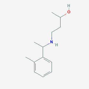 4-{[1-(2-Methylphenyl)ethyl]amino}butan-2-ol